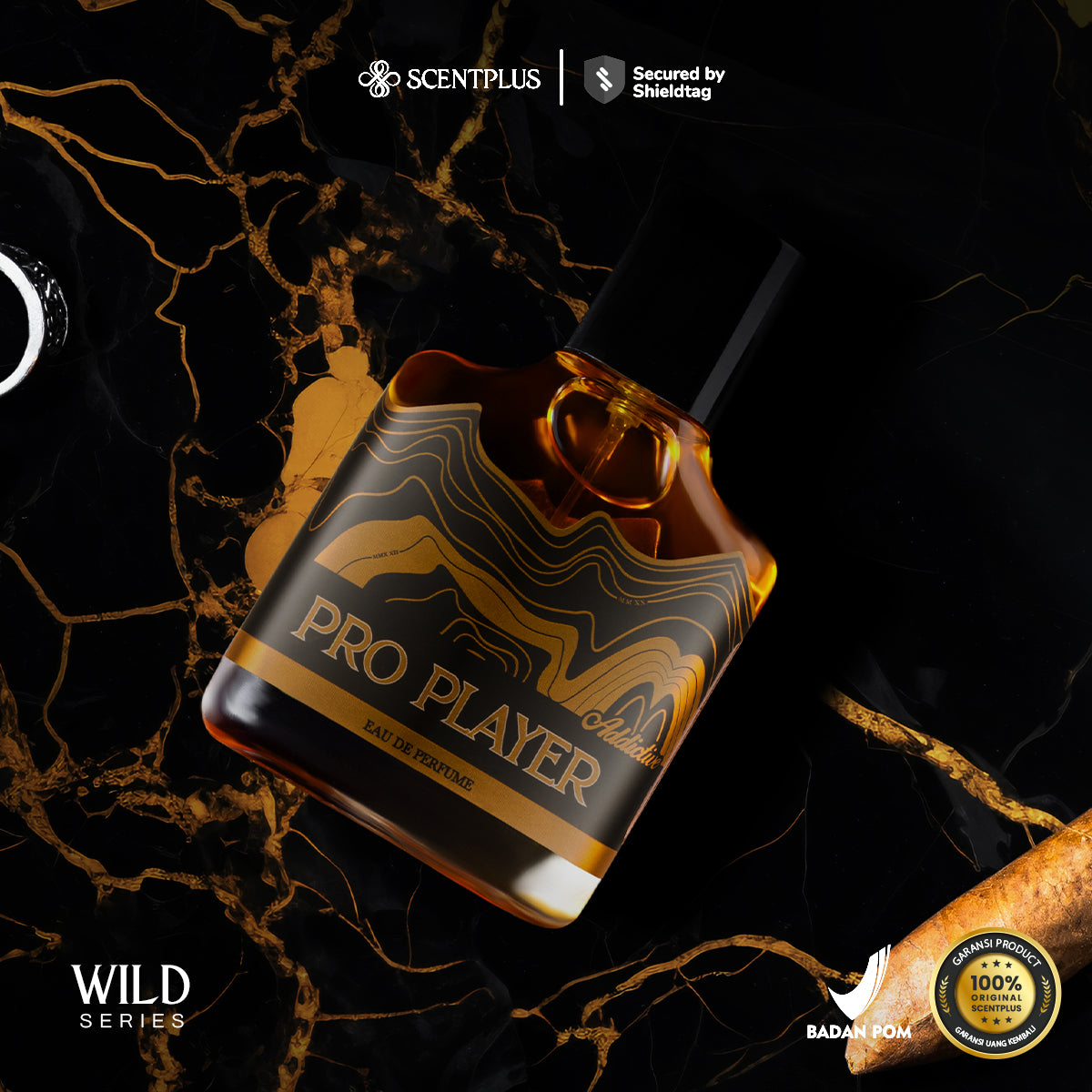 Pro Player HIM Addictive Eau De Parfume - Scentplus Parfum Pria