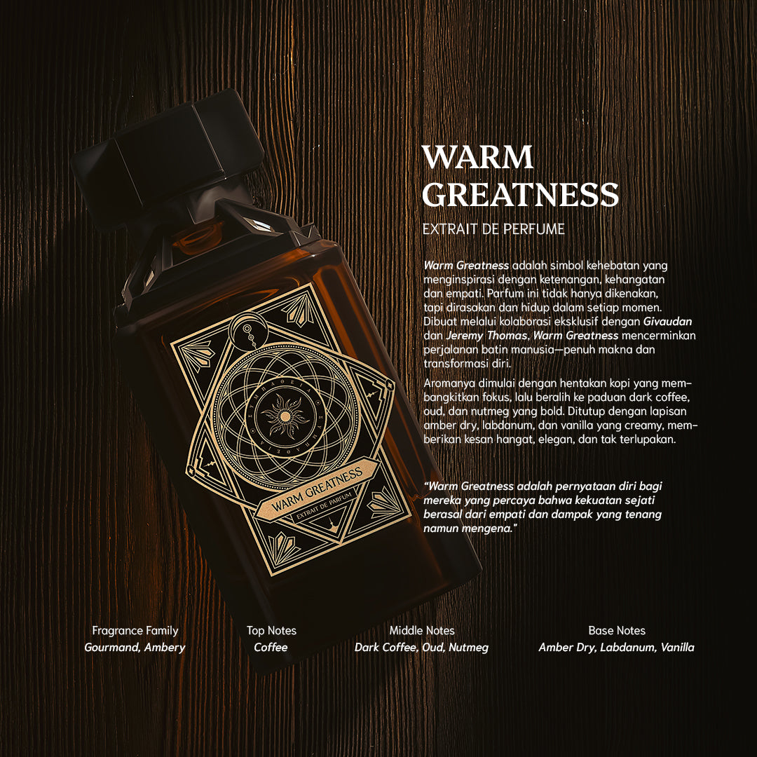 Scentplus Warm Greatness Extrait de Perfume (PRE ORDER)