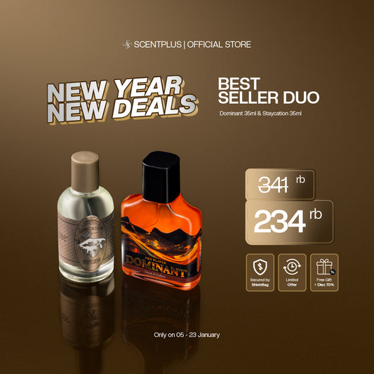 Best Seller Duo - Bundling Dominant 35ml & Staycation 35ml - New Year, New Deals