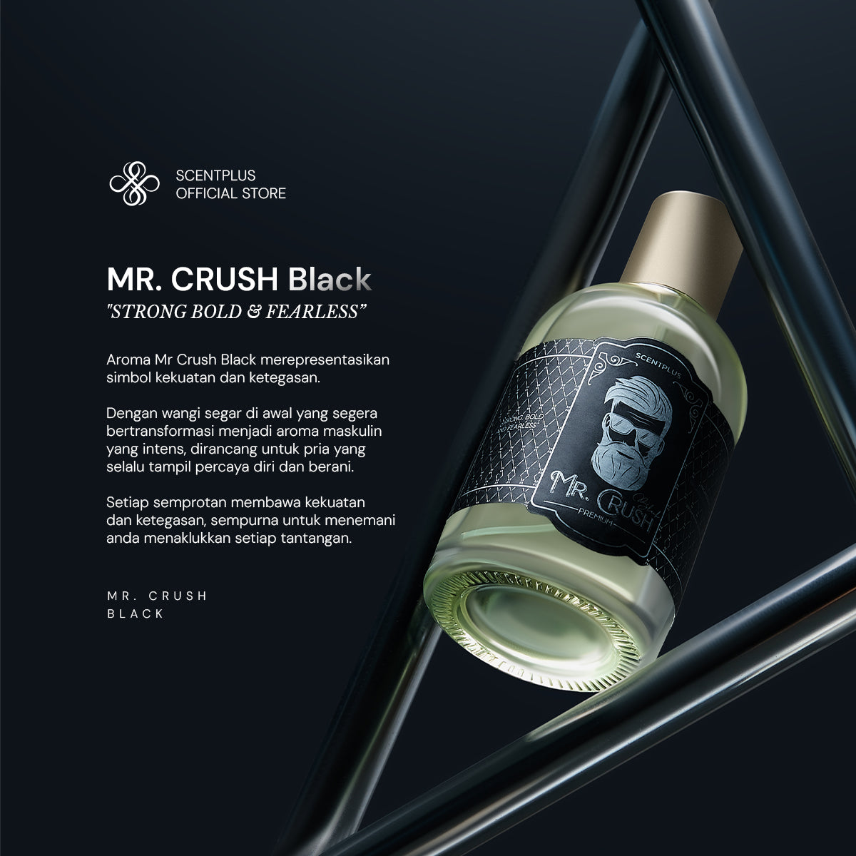 Mr. Crush Black Eau De Parfume - Scentplus Parfum Pria