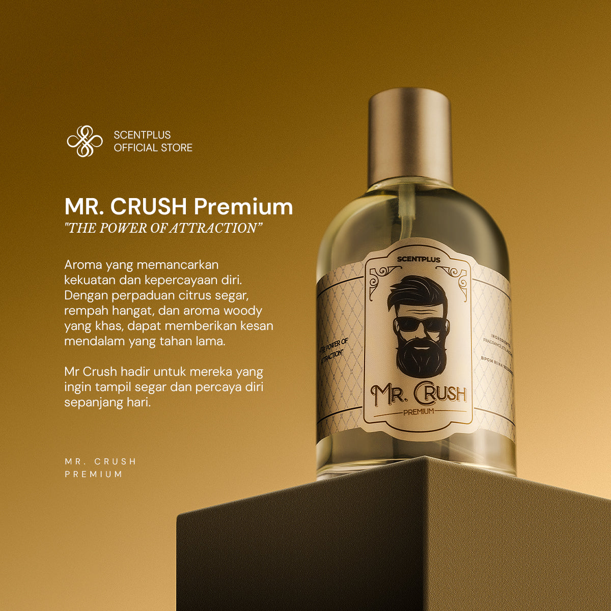 Mr. Crush Premium Eau De Parfume - Scentplus Parfum Pria