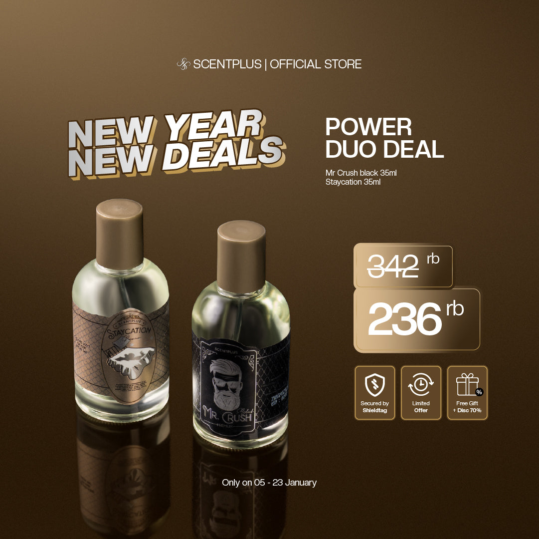 Power Duo Deal - Bundling Mr Crush Black 35ml & Staycation 35ml - New Year, New Deals